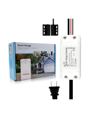 Dispositivo Wifi para poder controlar el portón del garaje de su casa desde su teléfono teléfono celular sin necesidad de cambiar el motor.