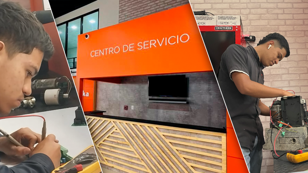 Esta es la portada de nuestra página de Centro de Servicio